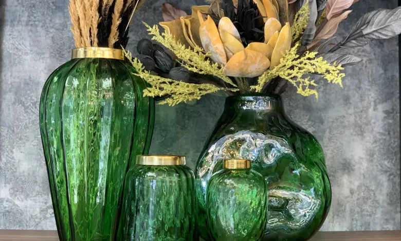 گلدان شیشه ای