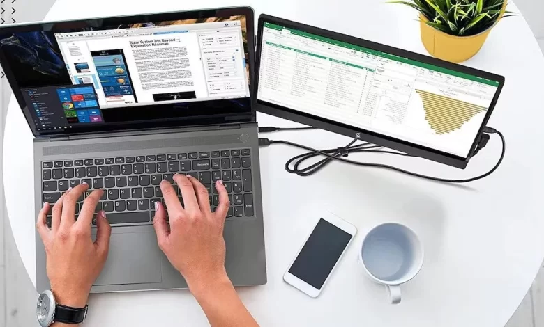 استفاده از لپ‌تاپ به عنوان مانیتور دوم برای کامپیوتر