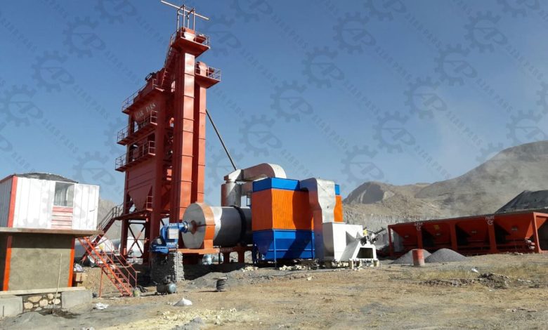 مراحل کامل ساخت کارخانه آسفالت