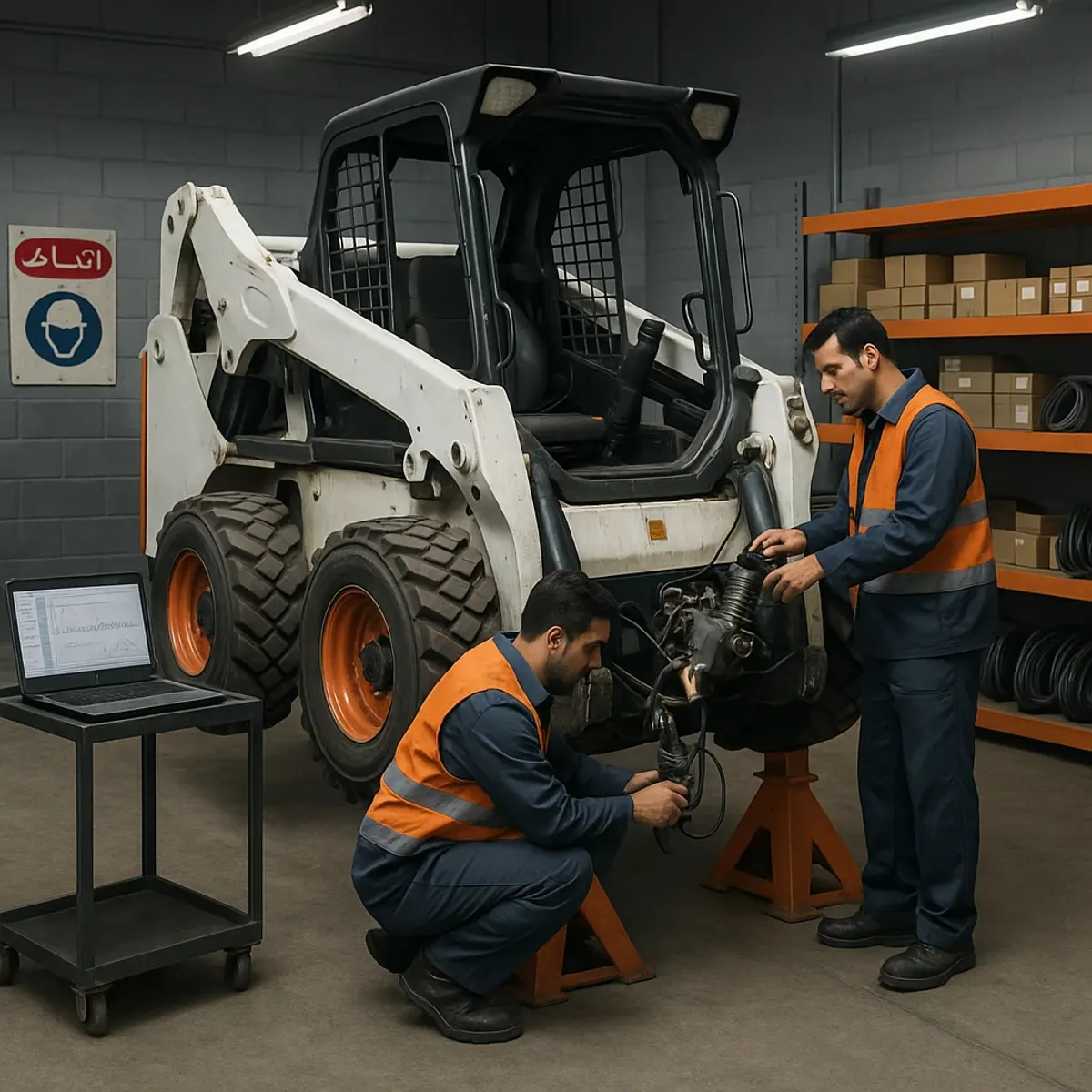 تعمیرگاه بابکت