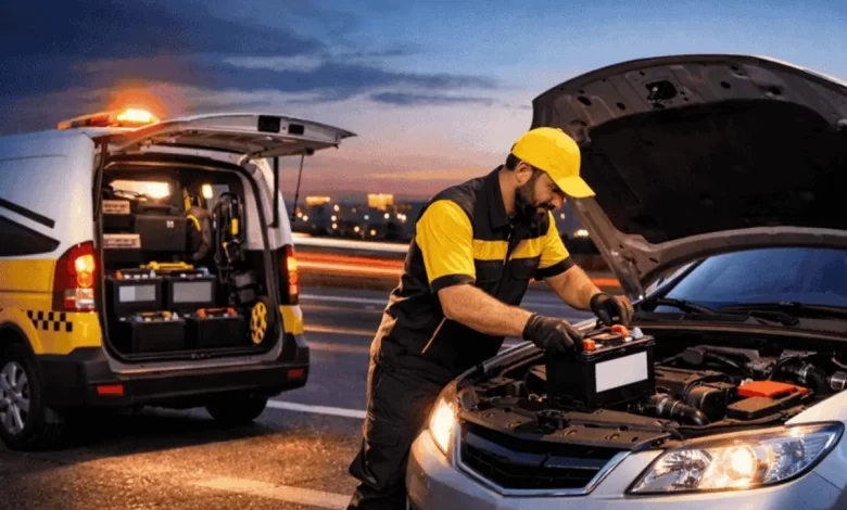 الو باتری امداد باتری در محل