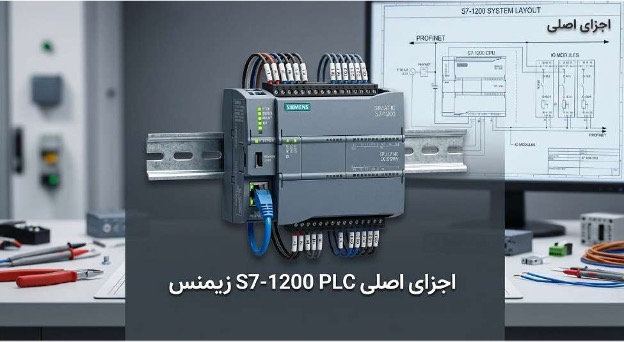 اجزای اصلی PLC S7-1200 زیمنس