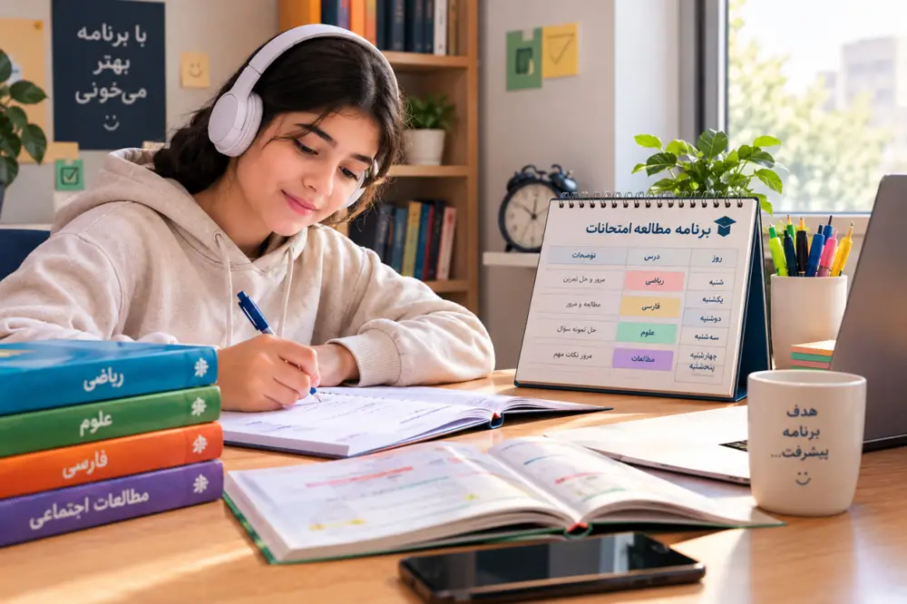 چگونه برای امتحانات مدرسه برنامه‌ریزی کنیم؟